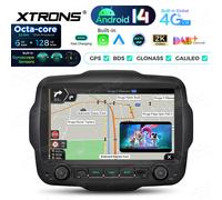 XTRONS 9" QLED Android 12 Autoradio 8GB+128GB GPS Navi DSP RDS für Jeep Renegade