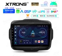 9-Zoll-Android-Octa-Core-Navigations-Autoradio 1280 * 720 HD-Bildschirm speziell für Jeep Renegade
