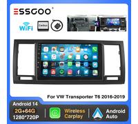 9 Zoll Autoradio Carplay Android 14 64G GPS NAVI Für VW T6 Transporter Multivan
