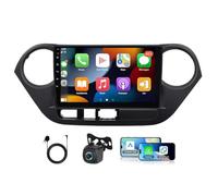 9 Zoll Autoradio für Hyundai I10 2013-2016,Car Radio 2 DIN Avec Wireless Carplay Android Auto GPS Navi Bluetooth WLAN FM/RDS SWC Rückfahrkamera MIC 2+32G Android 14