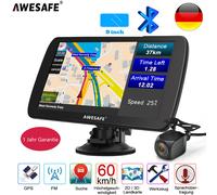 9"GPS Navigation PKW LKW Navigationsgerät Bluetooth Rückfahrkamera 8GB EU Karte