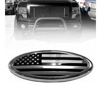 9 Zoll passend für Ford F150 F350 FRONTGRILL Heckklappe US Flagge oval Emblem B