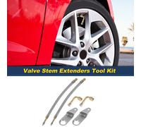 90° Kupfer Reifenventilverlängerung 250mm für Auto, Motorrad, LKW, 1 Satz