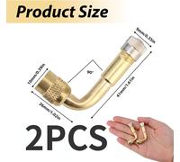 90° Ventilverlängerung Reifenventilverlängerung Winkelventil für Auto Motorrad