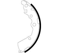 TEXTAR Bremsbackensatz 91083000