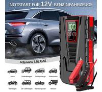 99800mAh Jump Starter Starthilfe 12V Auto KFZ Ladegerät Booster Power Bank PKW..