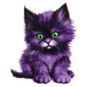 9X Autoaufkleber Sticker Mystischer Katze Tuning Auto Heckscheibe 9X9 cm