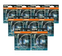 9x OSRAM COOL BLUE INTENSE W5W DUOPack Blinkleuchte 12V W21x95d Glühbirnen