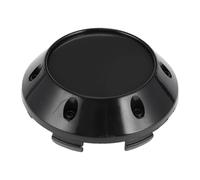 A ABSOPRO Radnabenabdeckungen Radkappen Felgenzentrumskappen Langlebig und stilvoll OD: 68mm/2,68" Radkappen Radnabenabdeckungen Kunststoff Schwarz 1 Stück mit schwarzem Aufkleber