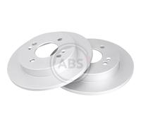 A.B.S. 2x Bremsscheibe hinten 234 Voll für KIA Picanto SA TA Hyundai i10
