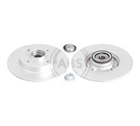 A.B.S. 2x Bremsscheibe hinten 249 Voll für Peugeot 307 3A/C 3H 3E Citroën