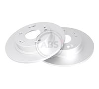 A.B.S. 2x Bremsscheibe hinten 260 Voll für Honda Civic VIII Hatchback FN