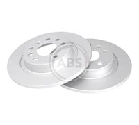 A.B.S. 2x Bremsscheibe hinten 278 Voll für Opel Vectra C Saab 9-3 17369
