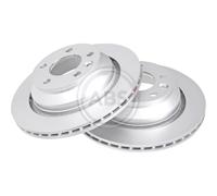 A.B.S. 2x Bremsscheibe hinten 314 belüftet für VW Multivan V 7HM 7HN