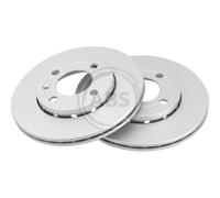 A.B.S. 2x Bremsscheibe vorne 239 belüftet für VW Lupo 6X1 6E1 Polo 6N2