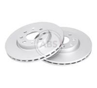 A.B.S. 2x Bremsscheibe vorne 257 belüftet für Opel Corsa D S07 Adam M13