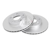 A.B.S. 2x Bremsscheibe vorne 262 belüftet für Honda Civic VII Hatchback