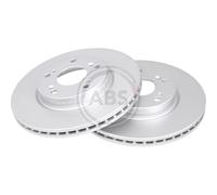 A.B.S. 2x Bremsscheibe vorne 282 belüftet für Honda Civic VIII Hatchback