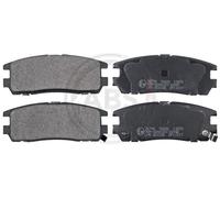 A.B.S. 36794 Bremsbelagsatz, Scheibenbremse hinten für ISUZU OPEL