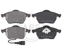 A.B.S. 37133 Bremsbelagsatz, Scheibenbremse vorne für AUDI SEAT SKODA VW