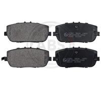 A.B.S. 37550 Bremsbelagsatz, Scheibenbremse hinten für ABARTH FIAT MAZDA