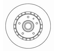A.B.S. Bremsscheibe vorne rechts links belüftet 287mm für VOLVO 15926