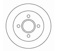 A.B.S. Bremsscheibe 16375 voll 253mm 10mm für Ford PANTHER