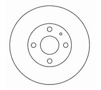 A.B.S. Bremsscheibe 16458 belüftet 255mm 20mm für MINI MAZDA