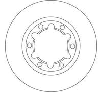 2x Bremsscheibe 17100