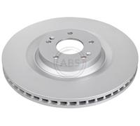 ABS All Brake Systems Bremsscheibe 18814 – belüftet, 345 mm, vorne rechts/links für HYUNDAI
