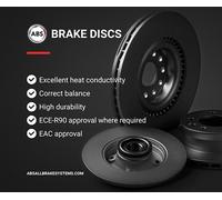 A.B.S. Bremsscheibe 18647