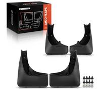 A-Premium Set mit 4 Schmutzfängern, Spritzschutz, Schmutzfänger, kompatibel mit BMW X5 (E70), 2008-2013, Sport Utility (mit Trittbrett), vorne und hinten (Fahrer- und Beifahrerseite)