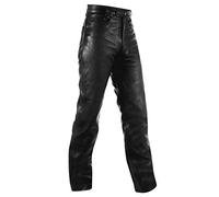 A-Pro Motorrad Lederhose Biker Lederjeans Hosen Motorradhose Jeans Hose Schwarz 36