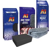 A1 Speed Wax Plus 3 500 ml + A1 Wax Schwamm 8003 + DAS TUCH von A1