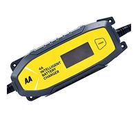 AA 4 A intelligentes Pkw-Batterieladegerät - LCD, 8 Stufen, Wiederherstellen leerer Batterien, bis zu 4,0 A Gleichstrom, Speicher/Autostart, vollständig geschützt vor Funken, Überhitzung, Verpolung und Kurzschluss