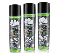 AABCOOLING 3X Rust Off Ice 500ml - Rostlöser Spray mit Kälteschock -40°C, Extrem schneller Rostentferner für Auto, Motorrad & Werkstatt, Löst festsitzende Schrauben, Rostumwandler, Rostenschutz, Rost