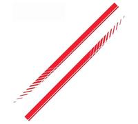 AALXF Auto Seitenschweller Aufkleber für Toyota Camry 2012-2017 - 2 Stück Seitenstreifen, Racing Sport Design, Karosserie Tuning Dekor, Vinyl Folie Zubehör,G-Red 2