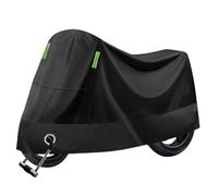 AALXF Motorrad Abdeckplane für Yamaha Tracer 9GT TRACER9 Tracer 9 GT,Outdoor Motorad Abdeckung Wasserdicht Oxford Motorradabdeckung Winterfest Motorrad Plane für Motoroller Moped,A-Black