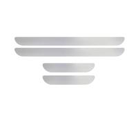 AAXgy 4 Stück Einstiegsleisten Schutz für Mazda CX-30 2019-2023 2024 2025, Edelstahl Einstiegsleisten Set -Einstiegsleisten Kratzschutz, Auto Aufkleber Schutz für Fahrzeuge,C-Silver