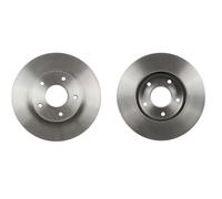 ABAKUS 2x Bremsscheiben vorne belüftet für Nissan Almera Tino X-Trail Mazda V10