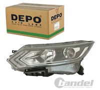 ABAKUS HAUPTSCHEINWERFER SCHEINWERFER H11 H9 LED LINKS passend für NISSAN QASHQA