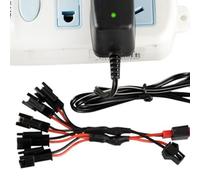 Abaodam 2 poliges mit Silikon und Metallmaterial Jst Stecker Batterieadapterkabel Starke Schweißpunkte 5 Batterien Gleichzeitig Laden Geeignet für 2p Stecker Batteriepack Beim Laden