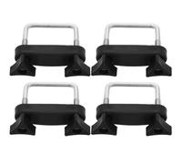 Abaodam 4 Stück Dachgepäckträger Querträgerclips 6cm Kfz Dachreling Klemmen aus Robustem Material Universelle Montagehalterungen für Auto Dachträger Camping und Reisen