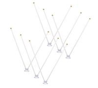 Abaodam 6 Stück Teiliges Auto Fahnenmast Halter Saugnapf Basis Stabile Fahnenhalterung für Kfz Motorrad Offroad Fahrzeug Flaggenmast Halterung Einfach zu Montieren Wetterbeständig