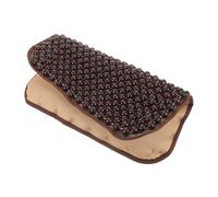 Abaodam Atmungsaktives Autositzkissen aus Holzperlen mit Rutschfester Unterseite Sommerliches Kühlkissen für Lkw und Pkw Komfortable Sitzauflage für Fahrer Einsetzbar und Langlebig