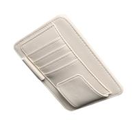 Abaodam Auto Sonnenbrillenhalter aus Pu für Sonnenblende Praktischer und Langlebiger Brillenhalter für Auto mit Organizer Clip für Fahrzeuginterieur und Aufbewahrung