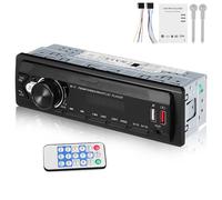 Abaodam Autoradio Empfänger 12v für Pkw LKW Retro Oldtimer Audio Receiver mit Kabelloser Verbindung USB Kartenunterstützung Fernbedienung Klarer Klang