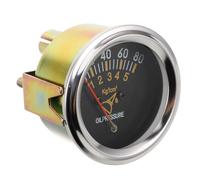 Abaodam Mechanisches Öldruckmessgerät 52mm Metallgehäuse Kfz Öldruckanzeige Autozubehör für Präzise Druckmessung und Einfache Installation