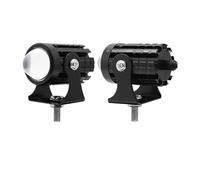Abblendlicht LED Motorrad Fahrlicht, Universal zweifarbige Scheinwerfer, geeignet für Off-Road-Zubehör, für LKW und Motorradanhänger Motorrad Lichter (White White 2pcs)