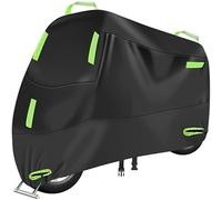 Abdeckplane UV-Beständiges, Motorradabdeckung wasserdichte Outdoor&Indoor Roller Plane, Motorradplane Motor Moped Motorroller Fahrräder Scooter Abdeckung(A,XXL)